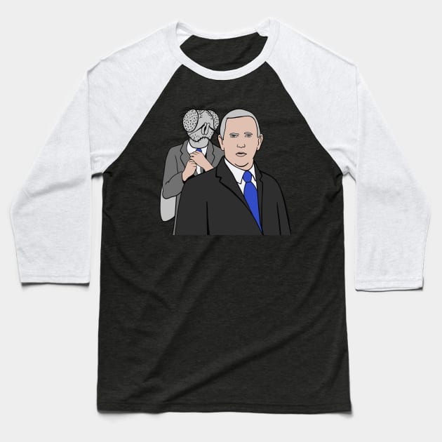 Presidential Fly Baseball T-Shirt by isstgeschichte